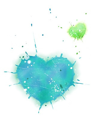 PSD 문양 액자 백그라운드 무늬 패턴 일러스트 프레임 사랑 틀 사람없음 물방울무늬 물감 하트 하트백그라운드 번짐 국내일러스트 모양 감정 미술도구 파일형식 효과