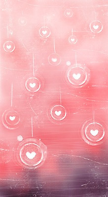 PSD 문양 백그라운드 무늬 패턴 일러스트 사랑 사람없음 물방울 하트 비눗방울 하트백그라운드 국내일러스트 모양 감정 파일형식