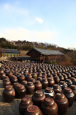 포토 JPG 주간 나무 식물 구름 한국문화 한국전통 전통 그릇 건축물 건축 선 줄 생활용품 다수 한국건축 자연 하늘 한옥 한국 기와집 풍경 사람없음 야외 건물 여러개 시골 항아리 용기 풀 경상도 경상남도 보관함 양산 토기 저장고 서운암 국내포토 자연요소 동양문화 식기 아시아 고건축 도자기 용기_그릇 오브젝트 생태계 통도사 파일형식