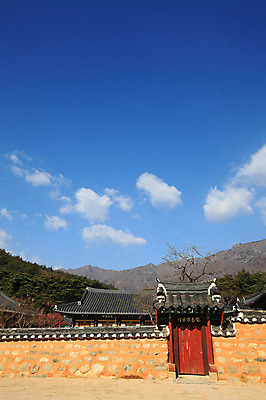 포토 JPG 주간 나무 식물 구름 한국문화 한국전통 전통 시설물 건축물 종교 전통문화 고건축 불교 종교건축 자연 종교시설 하늘 출입구 산 한국 돌담 기와 풍경 사람없음 야외 건물 담장 문 사찰 사원 경상도 경상남도 양산 기와지붕 통도사 국내포토 양산시 자연요소 동양문화 건축 아시아 문화 비즈니스 지붕 돌_바위 시설 생태계 파일형식 양산_지역