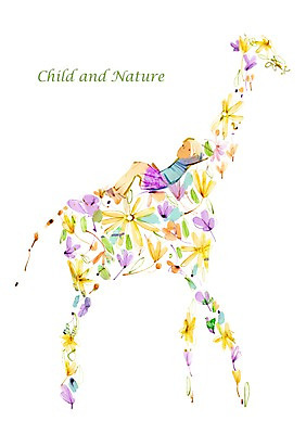 전신 PSD 식물 동물 남자 꽃 어린이 잎 일러스트 포유류 자연 놀이 나뭇잎 한명 미소 웃음 사람 소년 눕기 기린 순수 남자만 남자한명만 어린이만 소년만 소년한명만 국내일러스트 1 컨셉 모션 표정 생태계 파일형식