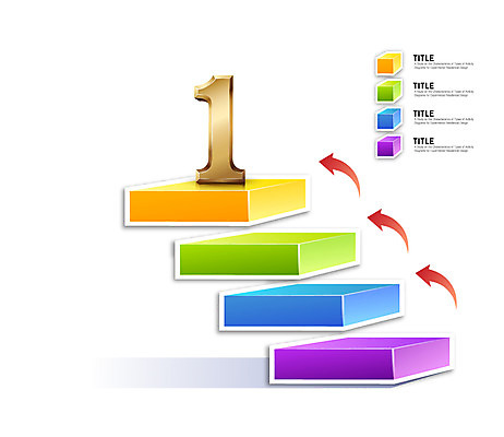 아이콘 1 화살표 컬러 통계 수치 그래프 사람없음 컬러풀 숫자 계단 자료 인포그래픽 표 방향 입체 상승 계단식 서류판 2D아이콘 AI파일 문자 컨셉 사무용품 파일형식 벡터