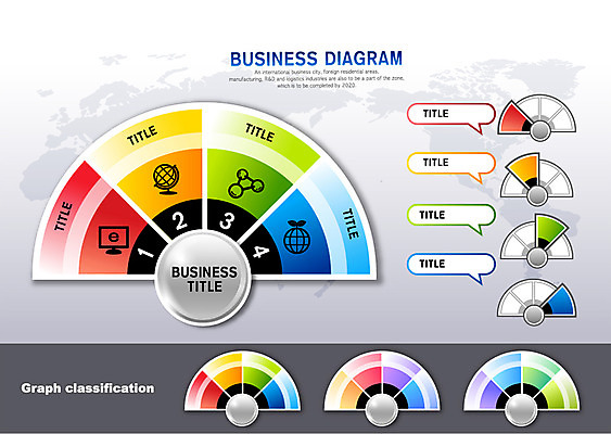 도형 컬러 세계지도 지도 일러스트 비즈니스 통계 수치 그래프 사람없음 컴퓨터 컬러풀 지구본 모니터 자료 인포그래픽 원형 부채 표 입체 반쪽 반 부채꼴 서류판 국내일러스트 AI파일 전자제품 세계 사무용품 파일형식 벡터