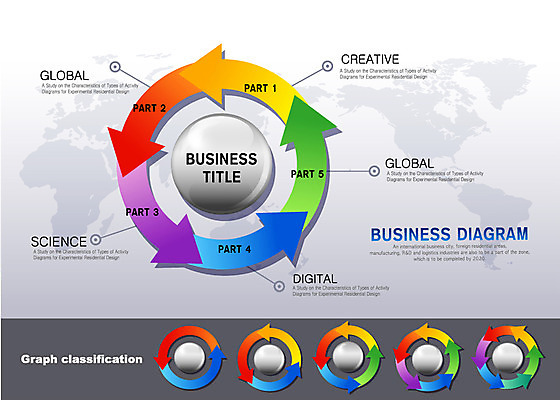도형 화살표 컬러 세계지도 지도 일러스트 비즈니스 통계 수치 그래프 화살 사람없음 컬러풀 자료 인포그래픽 구 원형 표 방향 입체 순환 서류판 국내일러스트 AI파일 모션 세계 사무용품 파일형식 벡터
