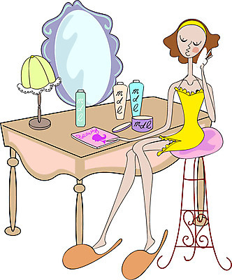 전신 라이프스타일 여자 여유 의자 일러스트 조명 한명 미소 웃음 사람 앉기 성인 라이프 화장 뷰티 화장품 거울 화장용품 스탠드 병 퍼프 화장대 스킨 파우더 분첩 로션 미스트 여자만 여자한명만 성인여자만 성인만 국내일러스트 AI파일 1 식기 감정 가구 모션 표정 생활 미용용품 파일형식 벡터