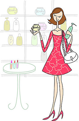 전신 라이프스타일 여자 여유 가방 일러스트 탁자 한명 서기 미소 웃음 사람 성인 라이프 쇼핑 장보기 상점 구매 샴푸 린스 바디샴푸 여자만 여자한명만 성인여자만 성인만 국내일러스트 AI파일 1 잡화 감정 가구 모션 표정 생활 위생용품 파일형식 벡터