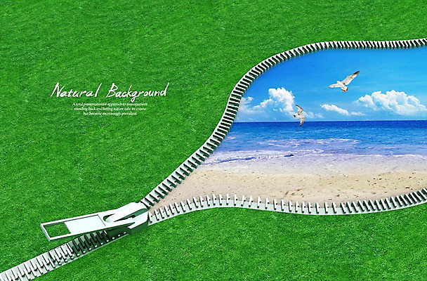 PSD 식물 동물 구름 편집이미지 모래 바다 갈매기 조류 하늘 잔디 초원 해변 사람없음 모래사장 풀 지퍼 자크 쟈크 이미지편집 자연요소 파일형식