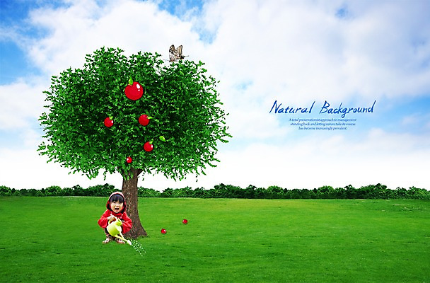 전신 PSD 나무 식물 동물 구름 편집이미지 여자 열매 어린이 나비 곤충 과일 하늘 주전자 한명 미소 웃음 사람 앉기 소녀 잔디 초원 물뿌리개 물방울 풀 사과 공기방울 물주기 사과나무 여자만 여자한명만 어린이만 소녀만 소녀한명만 이미지편집 자연요소 1 모션 주방용품 표정 파일형식