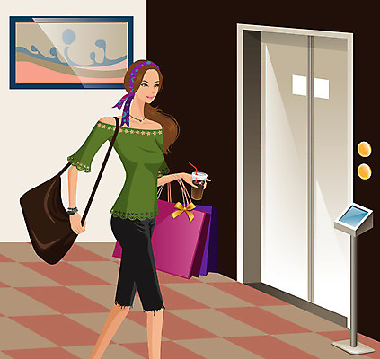 문양 우먼라이프 라이프스타일 여자 패션 음료 액자 무늬 패턴 가방 일러스트 바닥 프레임 틀 한명 서기 미소 웃음 사람 성인 쇼핑 뷰티 쇼핑백 문 우아함 엘리베이터 매기 바닥무늬 여자만 여자한명만 성인여자만 성인만 국내일러스트 AI파일 1 잡화 컨셉 모션 표정 생활 파일형식 벡터