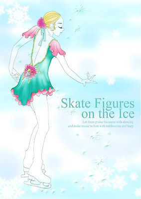 전신 PSD 여자 스포츠 포즈 일러스트 모션 운동선수 한명 서기 사람 경기 성인 운동 스케이트 눈송이 화려 우아함 피겨스케이팅 활기 피겨선수 빙상 청순 여자만 여자한명만 성인여자만 성인만 국내일러스트 1 스포츠용품 컨셉 눈_날씨 건강 스케이팅 파일형식