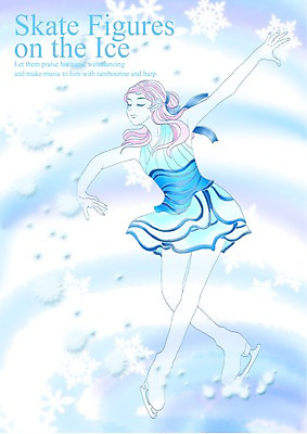 전신 PSD 여자 스포츠 포즈 일러스트 모션 운동선수 한명 서기 사람 경기 성인 운동 스케이트 눈송이 화려 우아함 피겨스케이팅 활기 피겨선수 빙상 청순 여자만 여자한명만 성인여자만 성인만 국내일러스트 1 스포츠용품 컨셉 눈_날씨 건강 스케이팅 파일형식