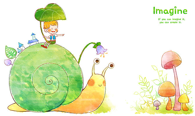 전신 PSD 나무 식물 동물 남자 어린이 잎 일러스트 상상 연체동물 주택 상상일러스트 한명 미소 웃음 사람 앉기 손짓 소년 판타지 버섯 달팽이 남자만 남자한명만 어린이만 소년만 소년한명만 국내일러스트 1 모션 무척추동물 표정 건물 파일형식