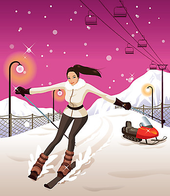 전신 우먼라이프 라이프스타일 계절 여자 장갑 겨울 가로등 일러스트 스키 스키장 조명 한명 서기 미소 웃음 사람 성인 눈 스키장비 리프트 스노모빌 눈내림 여자만 여자한명만 성인여자만 성인만 국내일러스트 AI파일 자연요소 1 잡화 공공시설 스포츠용품 모션 날씨 겨울스포츠 눈_날씨 표정 생활 파일형식 벡터