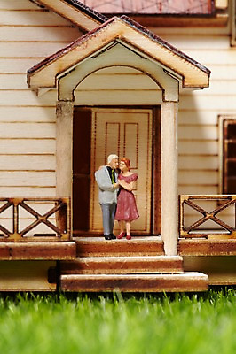 포토 JPG 스튜디오촬영 식물 부부 커플 인형 주택 실내 잔디 초원 사람없음 건물 모형 미니어처 피규어 풀 국내포토 건축물 관계 내부 파일형식