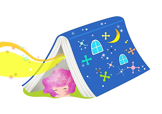 PSD 캐릭터 라이프스타일 여자 여유 엎드리기 일러스트 창문 한명 미소 웃음 사람 라이프 책 독서 물방울무늬 달 초승달 여자만 여자한명만 국내일러스트 일러캐릭터 자연요소 1 감정 무늬 모션 표정 생활 파일형식