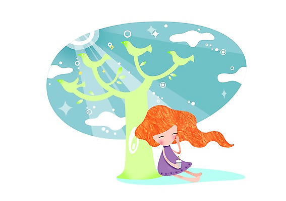 전신 PSD 나무 식물 동물 구름 캐릭터 라이프스타일 여자 여유 음료 일러스트 조류 휴식 한명 미소 웃음 사람 앉기 라이프 휴식처 여자만 여자한명만 국내일러스트 일러캐릭터 자연요소 1 감정 컨셉 모션 표정 생활 파일형식