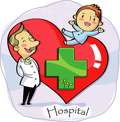 전신 남자 어린이 일러스트 의학 건강 병원 서기 미소 웃음 사람 앉기 소년 성인 두명 치료 건강관리 환자 의사 하트 가운 의사가운 보호 질병 복지 질병관리 소아과 환자복 녹십자 남자만 국내일러스트 AI파일 모양 옷 컨셉 모션 표정 관리 의료진 사회이슈 십자 파일형식 벡터