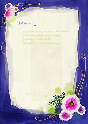 PSD 식물 배너 꽃 화초 분홍색 액자 백그라운드 잎 꽃백그라운드 일러스트 자연 프레임 틀 사람없음 보라색 공백 편지 편지지 국내일러스트 컬러 생태계 파일형식