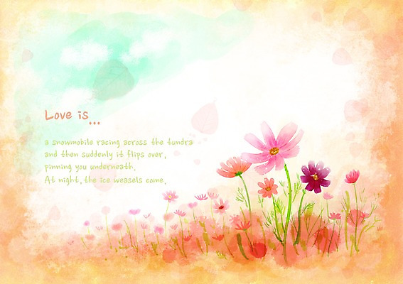 PSD 식물 배너 꽃 화초 분홍색 액자 백그라운드 꽃백그라운드 일러스트 자연 프레임 틀 사람없음 보라색 공백 편지 편지지 국내일러스트 컬러 생태계 파일형식