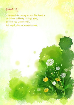 PSD 식물 배너 꽃 화초 액자 백그라운드 꽃백그라운드 일러스트 자연 프레임 틀 사람없음 공백 민들레 편지 편지지 국내일러스트 생태계 파일형식