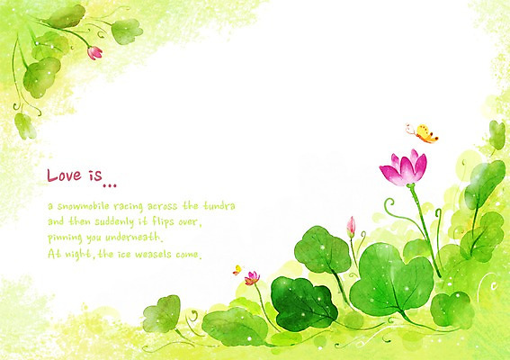 PSD 식물 동물 배너 꽃 화초 분홍색 나비 곤충 액자 백그라운드 잎 꽃백그라운드 일러스트 자연 프레임 틀 사람없음 공백 편지 편지지 국내일러스트 컬러 생태계 파일형식