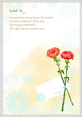 PSD 식물 문양 배너 꽃 화초 액자 백그라운드 무늬 꽃백그라운드 일러스트 자연 프레임 틀 사람없음 빨간색 공백 편지 편지지 카네이션 국내일러스트 컬러 생태계 파일형식