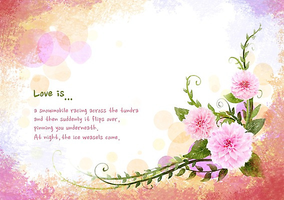 PSD 식물 배너 꽃 화초 분홍색 액자 백그라운드 잎 꽃백그라운드 일러스트 자연 프레임 틀 사람없음 공백 편지 편지지 국내일러스트 컬러 생태계 파일형식