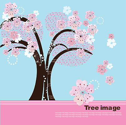 모양 나무 식물 문양 디자인 계절 꽃 백그라운드 잎 무늬 패턴 일러스트 꽃나무 사람없음 그래픽 물방울무늬 봄 벚꽃 벚나무 오브젝트 봄배경 국내일러스트 AI파일 파일형식 벡터