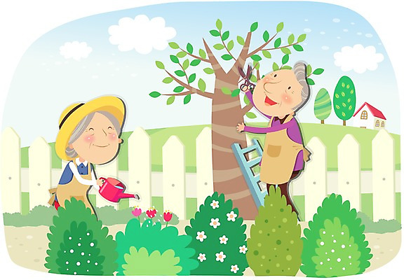 나무 식물 구름 모자 라이프스타일 부부 커플 여자 할아버지 노년 남자 꽃 할머니 여유 일러스트 사다리 하늘 주전자 휴식 주택 가위 서기 미소 웃음 사람 성인 두명 라이프 실버라이프 노후 울타리 담장 노부부 물뿌리개 실버 즐거움 물주기 원예 가지치기 노인만 성인만 국내일러스트 AI파일 자연요소 잡화 감정 컨셉 관계 모션 주방용품 문구용품 표정 취미 건물 생활 도구 파일형식 벡터