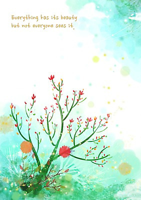 PSD 나무 식물 꽃잎 꽃 백그라운드 잎 일러스트 자연 나뭇잎 꽃나무 풍경 사람없음 자연백그라운드 국내일러스트 생태계 파일형식