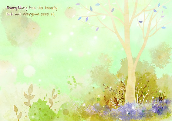 PSD 나무 식물 동물 나비 곤충 백그라운드 잎 일러스트 자연 나뭇잎 풍경 사람없음 나뭇가지 자연백그라운드 국내일러스트 생태계 파일형식