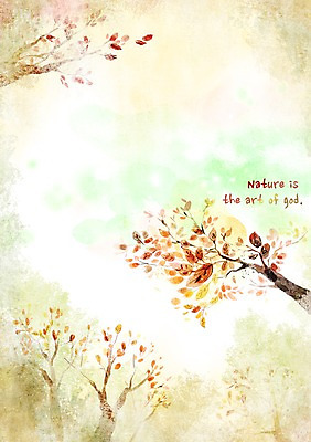 PSD 나무 식물 백그라운드 잎 일러스트 자연 나뭇잎 풍경 사람없음 나뭇가지 자연백그라운드 국내일러스트 생태계 파일형식