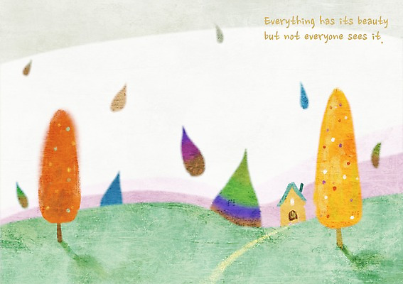 PSD 나무 식물 백그라운드 잎 일러스트 자연 나뭇잎 주택 풍경 사람없음 자연백그라운드 국내일러스트 건물 생태계 파일형식