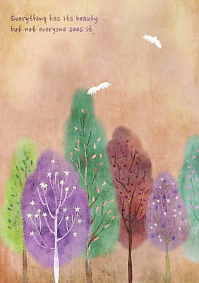 PSD 나무 식물 동물 백그라운드 잎 일러스트 자연 조류 나뭇잎 풍경 사람없음 자연백그라운드 국내일러스트 생태계 파일형식