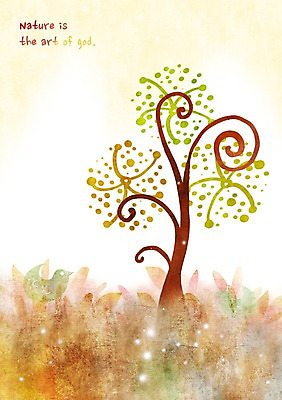 PSD 나무 식물 동물 백그라운드 잎 일러스트 자연 조류 나뭇잎 풍경 사람없음 자연백그라운드 국내일러스트 생태계 파일형식