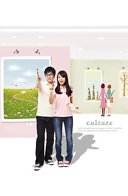 스튜디오촬영 전신 PSD 편집이미지 직업 학생 라이프스타일 여자 교육 남자 행복 문화 여유 대학생 포즈 액자 모션 문화예술 대학생라이프 미술 서기 미소 웃음 들기 사람 동양인 20대 성인 두명 캠퍼스라이프 물감 미술도구 한국인 붓 팔레트 미술관 즐거움 그림 작품 미대생 청년만 성인만 이미지편집 감정 실내 표정 인종 청년 생활 오브젝트 파일형식