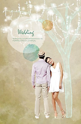 전신 PSD 서양인 외국인 나무 식물 편집이미지 모자 라이프스타일 커플 드레스 여자 남자 행복 신부 커플라이프 신랑 결혼 사랑 서기 미소 웃음 사람 정장 성인 두명 라이프 앞모습 뒷모습 30대 기댐 다정 즐거움 파티복 장년만 성인만 이미지편집 잡화 옷 감정 뷰포인트 컨셉 관계 모션 표정 인종 이벤트 생활 장년 파티 파일형식