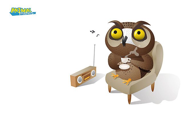 동물 척추동물 캐릭터 커피 음악 동물캐릭터 의자 음표 일러스트 노래 티타임 잔 애니멀프린트 사람없음 컵 차 새캐릭터 라디오 오디오 부엉이 일러캐릭터 AI파일 식기 기호 음료 가구 조류 문화예술 휴식 전자제품 파일형식 벡터