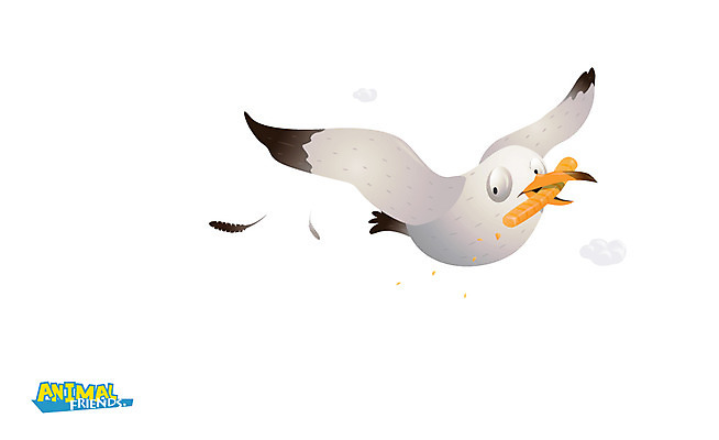 동물 구름 척추동물 캐릭터 동물캐릭터 일러스트 갈매기 애니멀프린트 사람없음 과자 깃털 새캐릭터 일러캐릭터 AI파일 자연요소 조류 디저트 파일형식 벡터