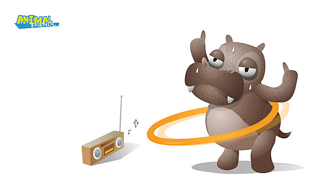 동물 척추동물 캐릭터 음악 동물캐릭터 음표 일러스트 노래 포유류 애니멀프린트 사람없음 운동 라디오 오디오 훌라후프 하마 일러캐릭터 AI파일 기호 문화예술 건강 전자제품 파일형식 벡터