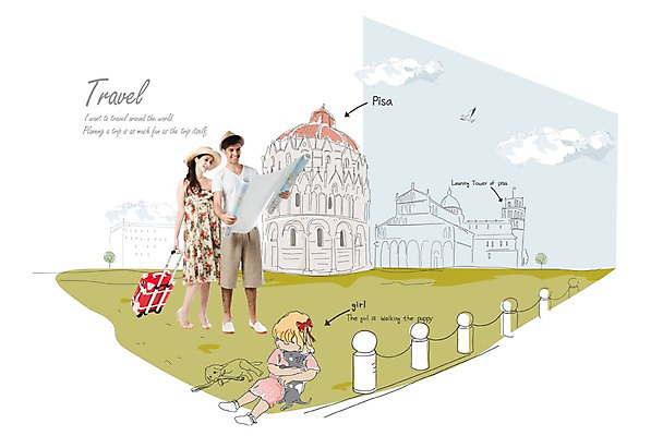 전신 PSD 서양인 외국인 동물 백인 구름 편집이미지 모자 건축물 응시 원피스 여자 남자 여행 포즈 세계지도 지도 가방 모션 조류 휴가 휴식 서기 미소 웃음 들기 사람 20대 성인 두명 건물 캐리어 여행가방 세계유산 잡기 개 강아지 피사의사탑 반려 피사대성당 청년만 성인만 이미지편집 자연요소 시선 잡화 옷 건축 컨셉 포유류 표정 인종 청년 반려동물 세계 성당 이탈리아 세계문화유산 파일형식