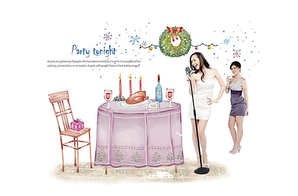 전신 PSD 서양인 외국인 편집이미지 우먼라이프 라이프스타일 응시 여자 행복 포즈 와인잔 의자 촛불 식탁 탁자 잔 주류 선물 서기 미소 웃음 사람 이벤트 20대 성인 두명 라이프 선물상자 파티 와인 바비큐 스탠드마이크 즐거움 파티복 특별함 여자만 성인여자만 청년만 청년여자만 성인만 이미지편집 식기 시선 옷 감정 음료 음식 가구 컨셉 술잔 초 모션 표정 인종 청년 생활 상자 마이크 파일형식