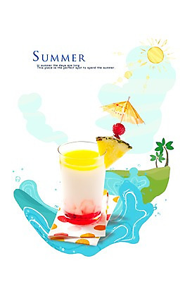 PSD 나무 식물 편집이미지 여유 음료 음식 바다 조각 잔 주류 사람없음 장식 물 태양 칵테일 시원함 받침대 파인애플 피나콜라다 이미지편집 자연요소 식기 감정 과일 열대과일 파일형식