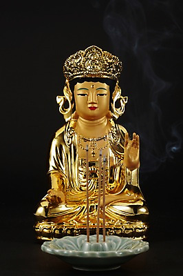 포토 JPG 스튜디오촬영 종교 백그라운드 불교 종교용품 실내 사람없음 부처님오신날 연기 불상 불교용품 부처 향 아미타불 국내포토 기념일 내부 파일형식