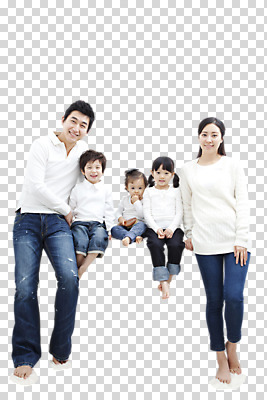 전신 편집이미지 라이프스타일 여자 남자 딸 아들 어린이 가정 가족 맨발 엄마 사랑 서기 미소 웃음 사람 앉기 동양인 소녀 소년 여러명 성인 앞모습 캐주얼 부모 화목 한국인 자녀 아기 아빠 가족사진 PNG 편집소스 옷 감정 뷰포인트 다수 컨셉 관계 모션 발 표정 인종 생활 파일형식 단체사진