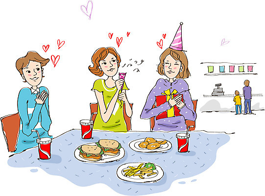 모자 라이프스타일 접시 여자 여유 음식 의자 일러스트 탁자 휴식 패스트푸드 폭죽 선물 사람 앉기 여러명 상반신 20대 성인 취미 라이프 친구 선물상자 파티 치킨 우정 고깔모자 감자튀김 햄버거 생일파티 생일 즐거움 콜라 생일축하 생일상 여자만 성인여자만 청년만 청년여자만 성인만 국내일러스트 AI파일 모자_잡화 식기 잡화 기념일 감정 가구 다수 컨셉 관계 모션 감자 이벤트 청년 생활 상자 튀김 축하 인스턴트 탄산음료 닭고기요리 파일형식 벡터