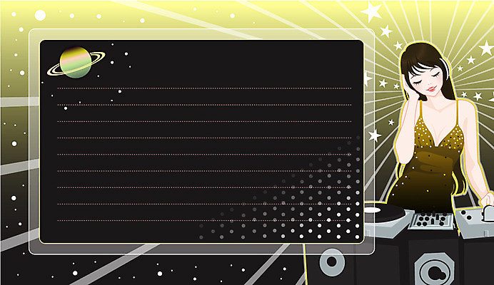 우먼라이프 라이프스타일 배너 원피스 여자 별 음악 일러스트 프레임 틀 한명 서기 사람 상반신 20대 일상 라이프 파티 우주 헤드셋 행성 DJ 알림 편지지 레터폼 클럽 파티복 디제잉 여자만 여자한명만 성인여자만 청년만 청년여자만 성인한명만 청년여자한명만 성인여자한명만 성인만 국내일러스트 AI파일 자연요소 1 옷 음향기기 모션 문화예술 이벤트 청년 생활 헤드폰 편지 파일형식 벡터
