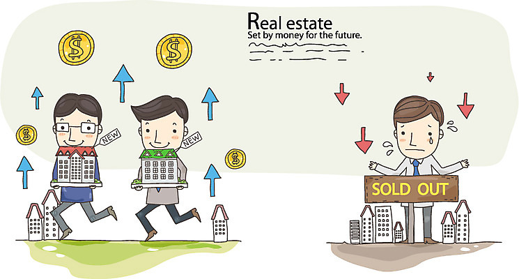 전신 건축물 남자 화살표 40대 돈 일러스트 넥타이 부동산 주택 서기 들기 사람 빌딩 건물 세명 금융 경제 달러 동전 하락 방향 재테크 눈물 상승 내집마련 중년만 국내일러스트 AI파일 잡화 건축 감정 중년 컨셉 모션 재산 성인만 파일형식 벡터