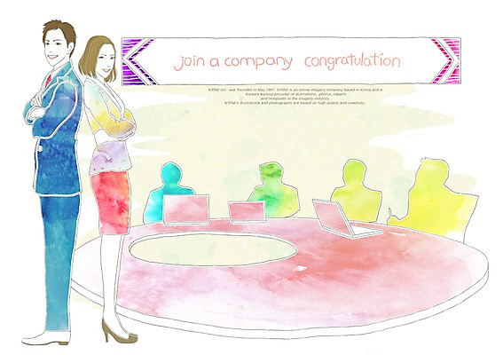 전신 PSD 여자 남자 실루엣 일러스트 회사 탁자 수채화 새출발 새로움 서기 사람 앉기 정장 여러명 20대 성인 노트북 팔짱 기댐 희망 꿈 등맞대기 직장인 시작 면접 긍정 면접관 입사 청년만 성인만 국내일러스트 직업 옷 감정 가구 다수 컨셉 비즈니스 모션 촬영기법 청년 전자제품 출발 파일형식