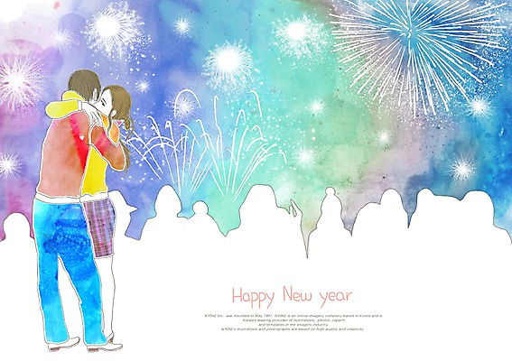 전신 PSD 커플 여자 남자 실루엣 일러스트 안기 포옹 수채화 새출발 새로움 새해 폭죽 불꽃놀이 서기 사람 여러명 20대 축제 희망 꿈 시작 긍정 청년만 성인만 국내일러스트 감정 다수 컨셉 관계 모션 놀이 촬영기법 청년 출발 파일형식